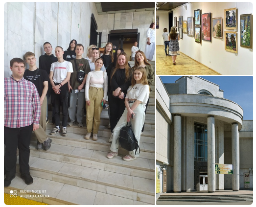 Студенты ВЭСК посетили Вятский художественный музей имени В.М. и А.М. Васнецовых.