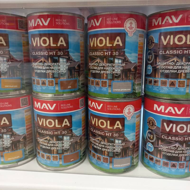 VIOLA Classic HT 30 защитно-декоративный для древесины