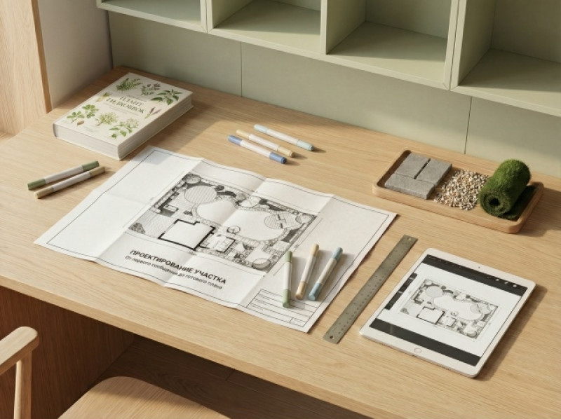 Как проходит проектирование участка от первого сообщения до готового плана