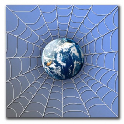 Рекламный пирог обвили паутиной