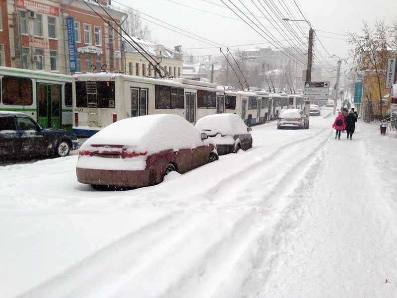 Снежный апокалипсис в Кирове 20 апреля 2017: как это было - 15 ФОТО