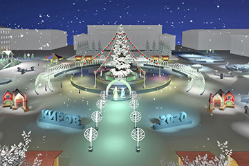 Стало известно, что будет на Театральной площади к Новому году